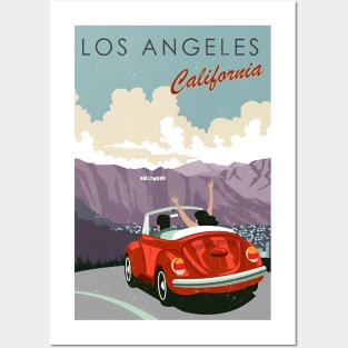 Los Angeles, Vintage Travel Posters and Art